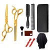 FOOSKOOS Ciseaux Coiffure Ciseaux à Couper Les Cheveux Kit 11pcs Caisses de Coupe des Cheveux Kit Kit de Ciseaux de Coiffure 