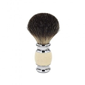 AnSafe Blaireau Fait Main Haute Qualité Mou, Tendre Fibre Synthétique Barbe Mousse Brosser Homme Poids Léger Portable Brosse 