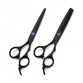 NC Ciseaux de Coiffure Ensemble de Ciseaux de Coiffeur à poignée Fleurie de 6 po