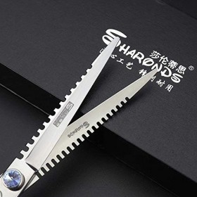 AXEMOORE Ensemble de ciseaux de coiffure professionnels en acier inoxydable de 17,8 cm pour homme et femme Rasage et Épilation