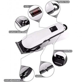 Tondeuse À Barbe Pour Les Hommes Tondeuse À Cheveux Avec LED Daffichage Rechargeable Tondeuse À Cheveux, Rasoir, Détail Rech