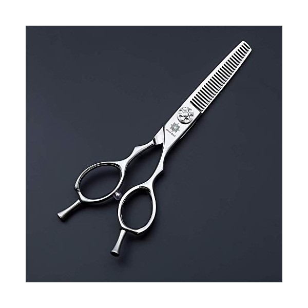 SEESEE.U 5.5 Professional Twin Tail Barber Hair Thinning Scissor Shears Salon Texturizing/Blending Shear Japanese 440C Hairs