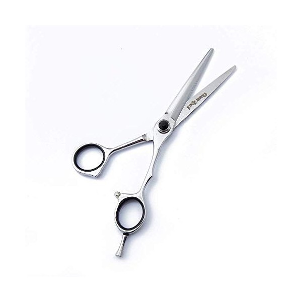 SEESEE.U 5.5 Pouces Barber Shears Professional, Japanese 440C Steel Hair Cutting Scissor Salon Razor Edge, Hairdressing Strai