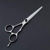 SEESEE.U 5.5 Pouces Barber Shears Professional, Japanese 440C Steel Hair Cutting Scissor Salon Razor Edge, Hairdressing Strai