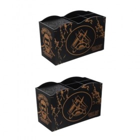 minkissy 2 Pièces Outils De Coiffure Boîte De Rangement De Bureau Ordinateur De Bureau Organisateur Étagère Support À Cheveux