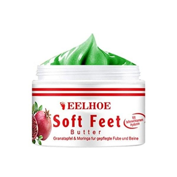 humorous Crème pour Pieds Secs Et Fissurés - 50g Crème Réparatrice pour Pieds Tres Secs | Adoucit La Peau | Crème Pieds Nourr