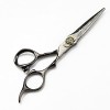 Professional 6 in Black Damascus Scissor Tiger Hair Cuttingciseaux de coupe de cheveux amincissement des cheveuxciseaux de co