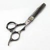 Professional 6 in Black Damascus Scissor Tiger Hair Cuttingciseaux de coupe de cheveux amincissement des cheveuxciseaux de co