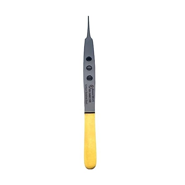 Pince à épiler microchirurgicale TC Gold - Droite 15 cm , Pince professionnelle pour usage multiple, en acier inoxydable all