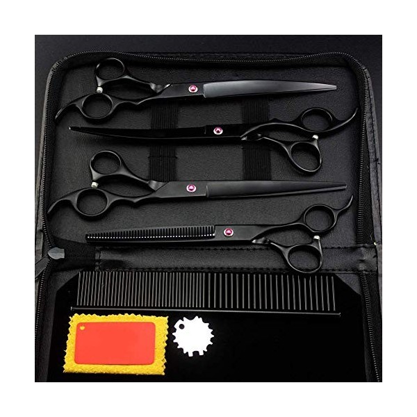 Kit de ciseaux de coiffure professionnels de 8 pouces Ciseaux amincissants Ciseaux amincissants Ensemble de ciseaux de coiffu