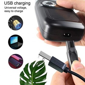 Rasoirs électriques pour Hommes, Rasoir à Feuille de Charge USB Rechargeable Tondeuse à Tête Chauve Rasoir à Barbe Rasoir à M