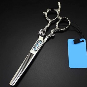 Ciseaux à cheveux Ciseaux amincissants Ensemble de ciseaux de coupe avec rasoir, ciseaux de coiffure avec étui Ciseaux de coi