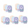 DOITOOL 15 Pcs Corps Lourd Loofah pour Gants Mitaines De Lavage Bain Exfolier Double Dissolvant Lavable Nettoyage Gommage Bea