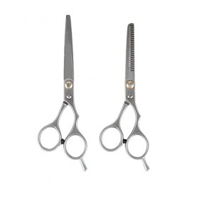 OUYOXI Ciseaux De Coiffeur, 6 Pouces De Poche Coiffeur Coiffeur Coiffeur Courbé pour La Coupe De Cheveux Beauté Coiffeur Cise