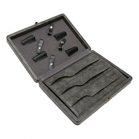 Sac de Ciseaux de Coiffeur Grande capacité en Cuir PU Ciseaux de Cheveux Sac de Rangement Ciseaux de Salon Support de Support