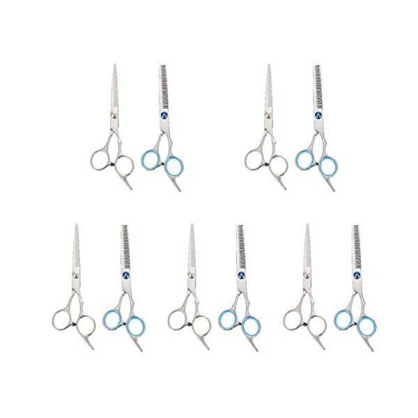 10Pcs Outils Tondeuse Fournitures de Coupe Kit Plat Femmes Barbier Animaux de Compagnie Coupe Amincissement Enfants Utile Bou