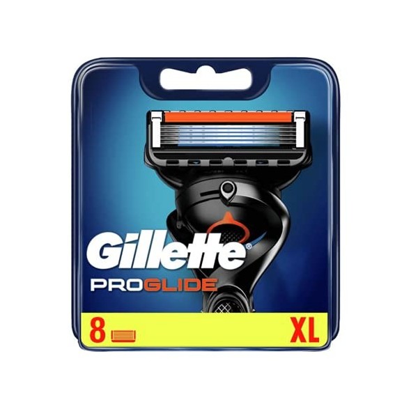 Gillette ProGlide - Lames De Rechange Pour Système De Rasage Pour Hommes - 8 Pièces