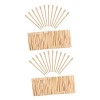 Beaupretty 3000 Pcs Bâtons De Cire DÉpilation Spatules De Cire En Bois Bâtons Applicateurs De Cire Langue Scrpaer Kit DÉpil