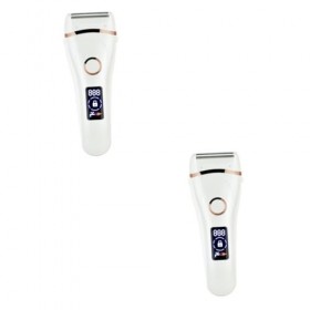 FRCOLOR 2 Pièces Rasoir Pour Femmes Rasoirs Électriques Tondeuse Électrique Pour Femmes Électrique Bikini Tondeuse Électrique