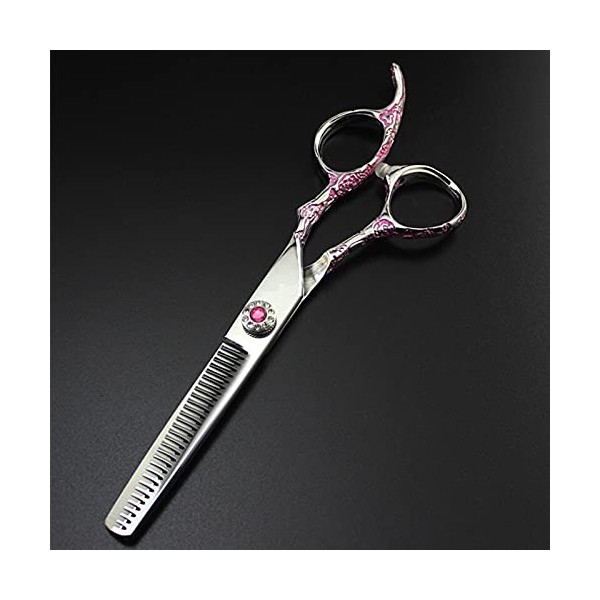 ciseaux de coiffeur Ciseaux De Coupe De Cheveux, 6 Pouces Professionnel Japon 440c Ciseaux De Cheveux De Prune Rose Coupe Bar