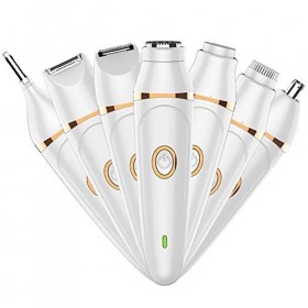 CHENYUXIA Rasoir électrique pour Femme, Tondeuse privée Rechargeable Tout-en-Un pour Femme, épilateur pour Le Visage, épilati