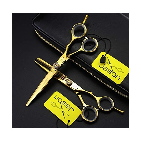 Professionnel Barber Ciseaux rhéofluidifiant Coiffure Set élégant Coupe 5.5/6.0 Pouces Haut de Gamme Salon de Coiffure Ciseau