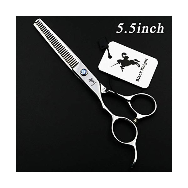 SXFJF Barber Gauche Ciseaux De Coiffure Main 5.5/6.0 Pouces, Coupe De Cheveux 440C en Acier Inoxydable Ciseaux Styling Outil 