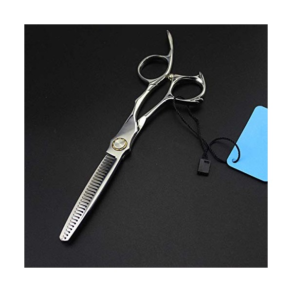 XBR Ciseaux de Coiffure Professionnels Set 6 Pouces Ciseaux de Coiffure Professionnels Amincissants Ciseaux de Coiffeur en Ac