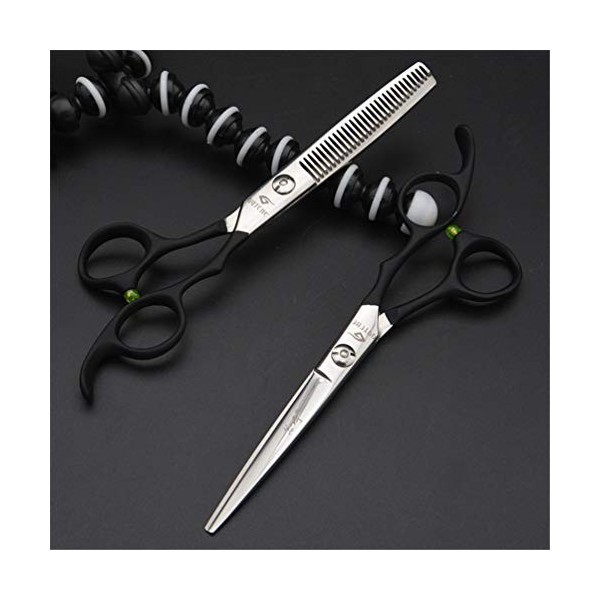 Coiffeur Cheveux Set De Coupe Ciseaux, 6,0 Pouces Ciseaux Coiffure Kit, Salon Dilution Ciseaux & Ciseaux Droits, Salon, Barbi