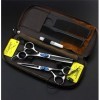 HIJIN 6,0 Pouces Haircut Set Ciseaux De Coupe De Cheveux Professionnel, Ciseaux Kit, Dilution/Texture Coiffure Shear, Peigne,