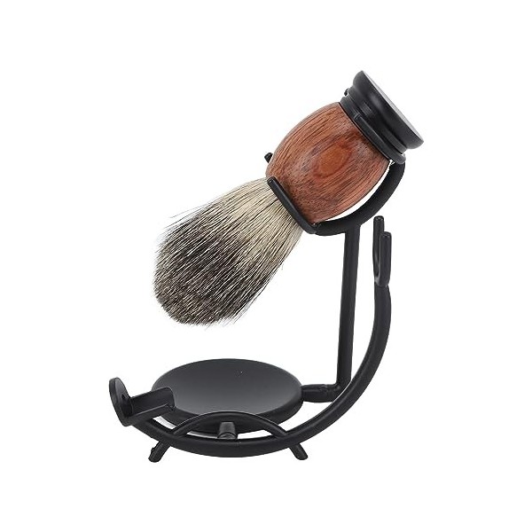 Ensemble doutils de Rasage de Barbe Porte-rasoir à Barbe Savon à Raser Pratique Stable Sain Robuste pour Salon