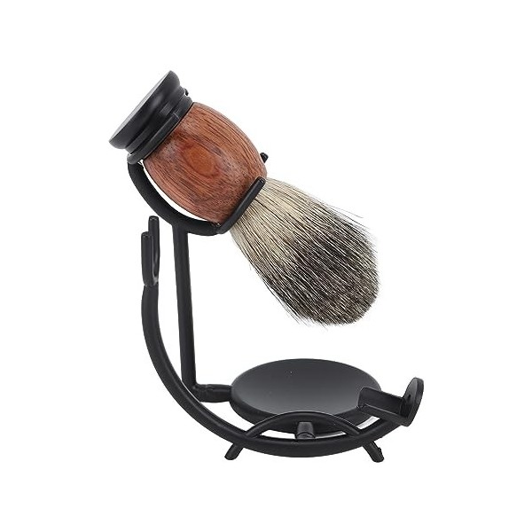 Ensemble doutils de Rasage de Barbe Porte-rasoir à Barbe Savon à Raser Pratique Stable Sain Robuste pour Salon