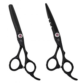 leybold Ciseaux De Coiffure Professionnels Ensemble De Ciseaux De Coiffure De 6 Pouces Set De Coiffure De Rasoir De Rasoir, C