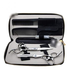 Strumenti per taglio dei capelli, Jeu de ciseaux de coiffure professionnels, ciseaux de coiffure ciseaux plats et dentaires d