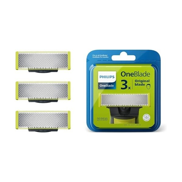 Philips OneBlade 360, face Lot de 3 lames de rechange