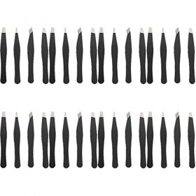 Healeved 32 Pièces Mini Pince à Sourcils Pince à Sourcils En Métal Sourcil En Acier Inoxydable Pince à Sourcils Pour Femme Pi