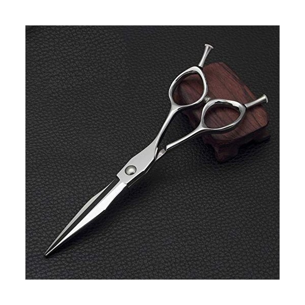 Outils de coupe des cheveux Ciseaux de coiffure professionnels de 6 pouces ciseaux plats, frange cisaillement, ensemble de co