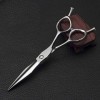 Outils de coupe des cheveux Ciseaux de coiffure professionnels de 6 pouces ciseaux plats, frange cisaillement, ensemble de co