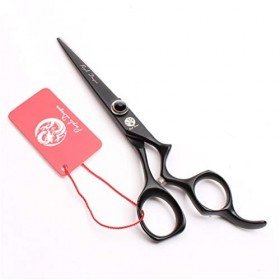 Professionnel Coupe de Cheveux Noir 6,0 Pouces Salon de Coiffure Ciseaux Amincissants Ciseaux Haut de Gamme 9CR Set Acier Des