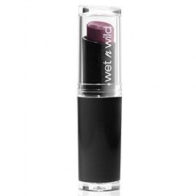 WET N WILD – MegaLast Lip Color – Rouge à lèvres - couleur durable & semi mate - Teinte Ravin Raisin - 100% Cruelty Free - P