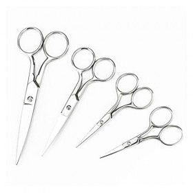 OUYOXI&nbsp;2.5-6 Petit maquillage coupé cheveux ciseaux Tondeuse de nez coupe de cheveux quotidienne Outil cisailles Sourcils 