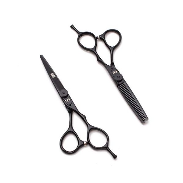 5.5/6.0 Pouces Professionnel Cheveux Ciseaux de Coupe Haut de Gamme droitier Set - Haircut Ciseaux pour Salon de Coiffure/Coi