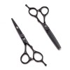 5.5/6.0 Pouces Professionnel Cheveux Ciseaux de Coupe Haut de Gamme droitier Set - Haircut Ciseaux pour Salon de Coiffure/Coi