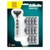 Gillette Mach 3 Rasoir Homme + 12 Lames de Rasoir, Ancienne Version