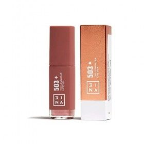 3INA MAKEUP - Vegan - The Longwear Lipstick 503 - Nu Métallisé - 8H Rouge a Lèvres Métallisée Longue Tenue - Formule à séchag
