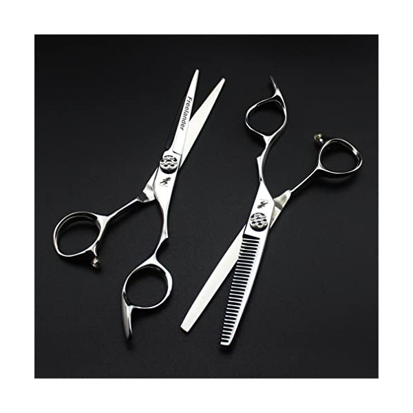 KOAIEZ Outils De Réglage des Ciseaux De Coupe De Cheveux en Argent De 6,0 Pouces, des Ciseaux De Coiffure De Coiffure Salon D