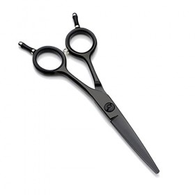 zmigrapddn Ciseaux de Coupe de Cheveux 5,5 Pouces Noir galvanoplastie, Ciseaux de Coiffure Professionnels, Ciseaux de Coiffur