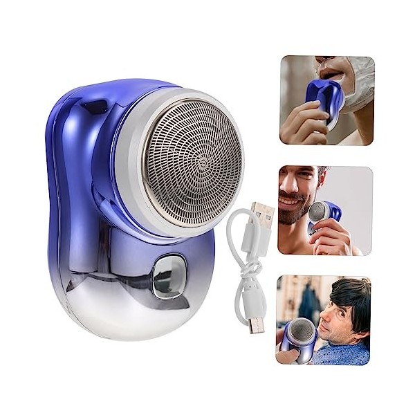 FRCOLOR 3 Pièces Rasoir Électrique Tondeuses Pour Hommes Rasoirs Pour Hommes Rasoir Visage Rasoirs Barbe Mini Rasoir Rasoirs 