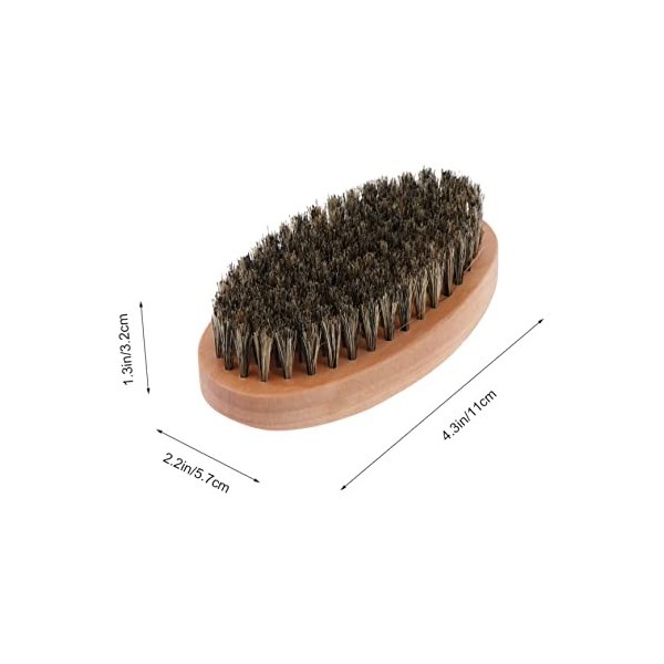 minkissy 12 Pièces Brosse À Barbe Accessoires De Voyage Outils De Coiffure Outils En Bois Brosse De Toilettage Pour Barbe Out