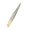 VANGLI Tweezers 1PC Stainless Steel Eyebrow Clip Eyelash Tweezers Oblique Flat Mouth Trimming Eyebrow Tongs Eyebrow Trimming 